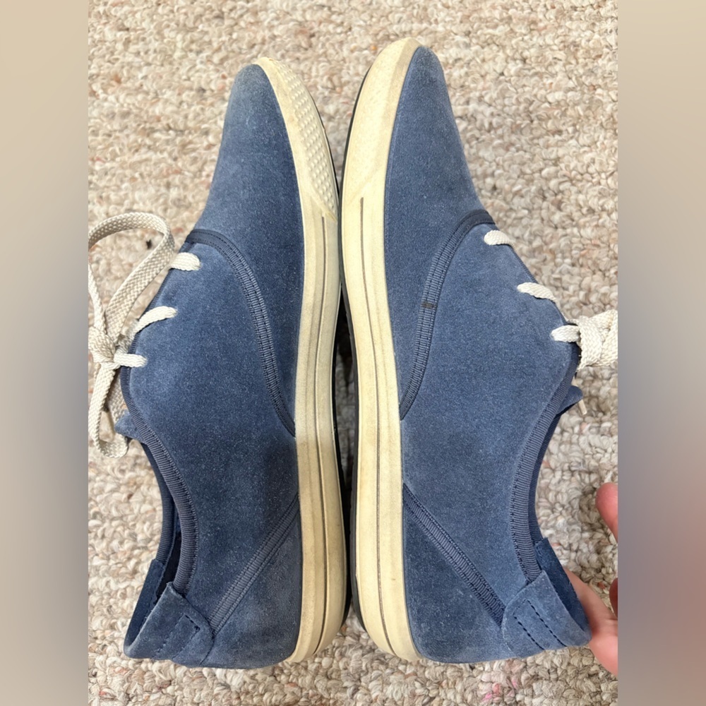 Ecco Soft 7 Women’s Suede Shoes Size 7 Blue - Picture 8 of 8